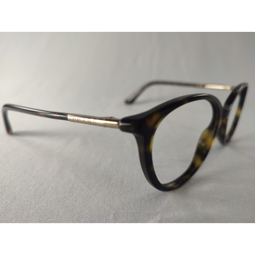 Prada Tortoiseshell Round Optical Frames with Gold Temples